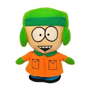 Vintage Y2K South Park Kyle Comedy Central Plushie Stuffed Toy Cartoon Figure 7"